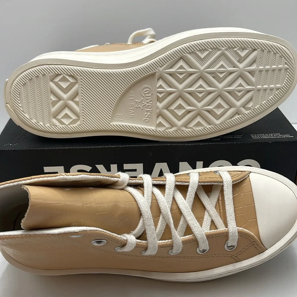 Converse WMNS CTAS MODERN LIFT HI EPIC DUNE/EPIC DUNE/EGRET A07658C Platforms - Picture 5 of 16